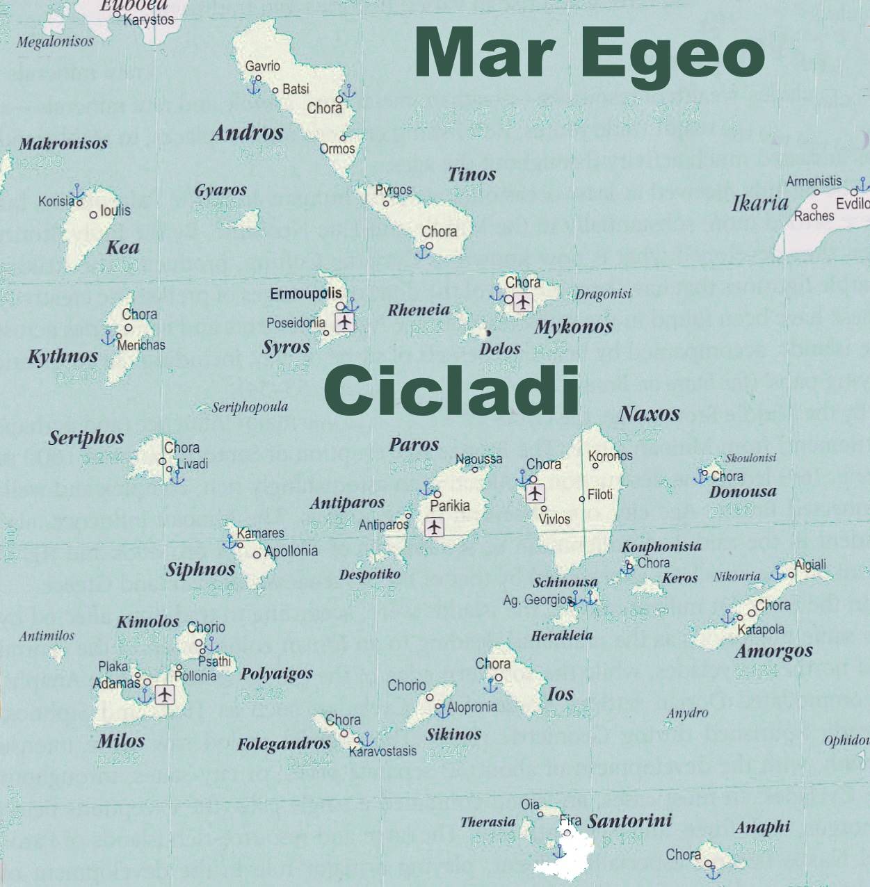 cicladi mappa