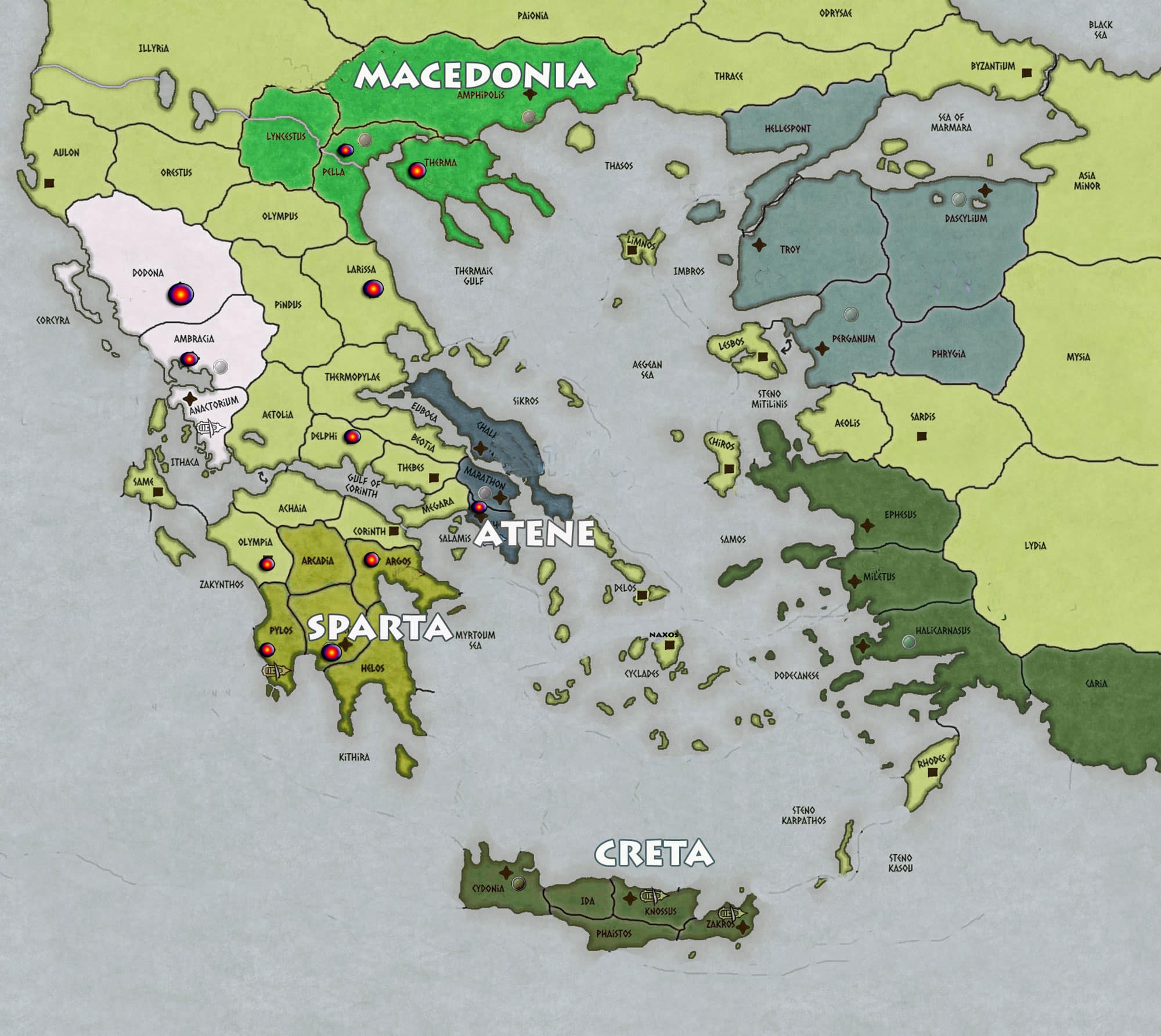 Mappa-della-antica-Grecia