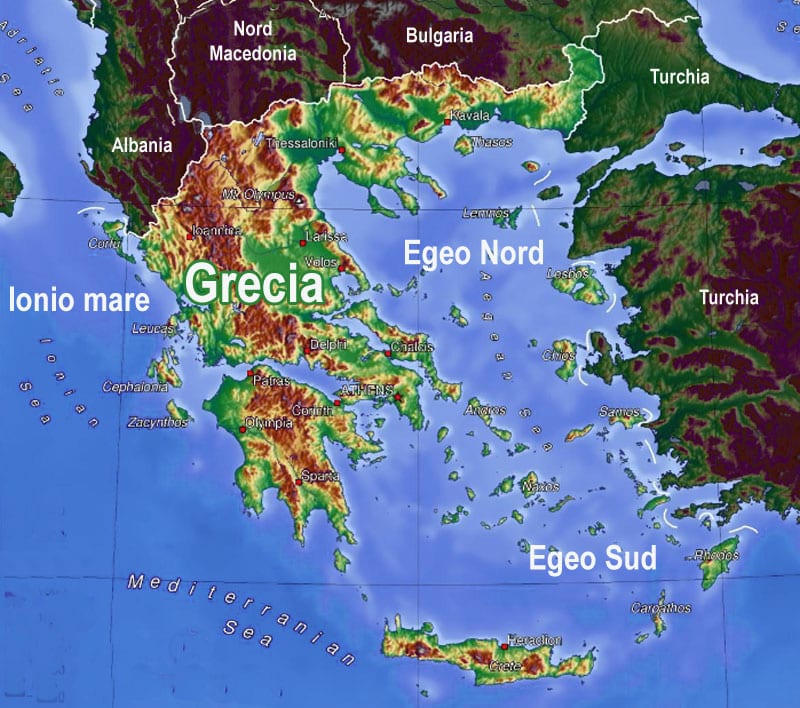 mappa-fisica-della-grecia
