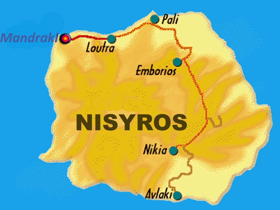 nisyros mappa