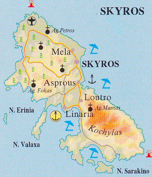 skyros mappa